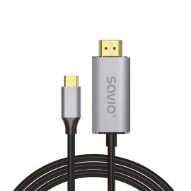 Kabel USB Typ-C - HDMI SAVIO CL-171 4K 2 m