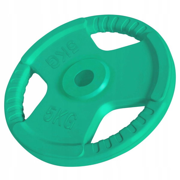 5 kg Obciążenie Gumowane grip 31mm kolor