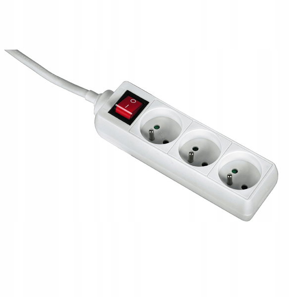 Listwa HAMA Standard 3GN 3 m Biały