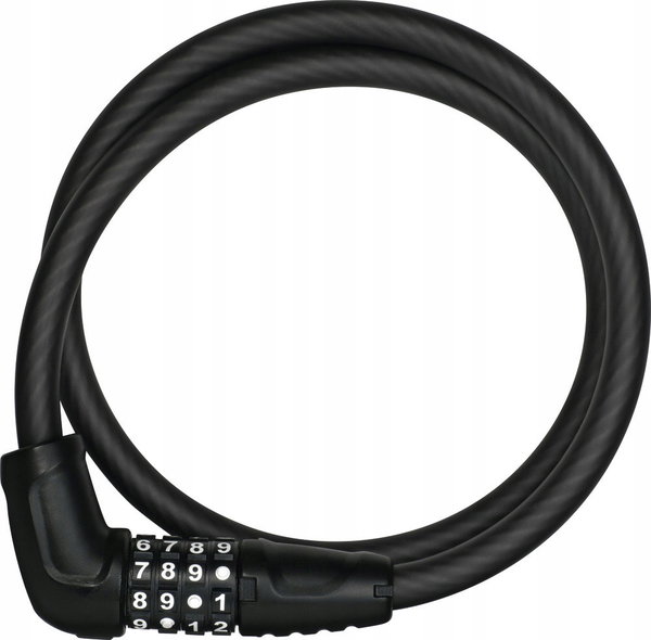 Zapięcie rowerowe ABUS Numerino 5410C/85 Linka Czarny