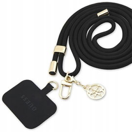 Pasek GUESS CBDY Cord Czarny