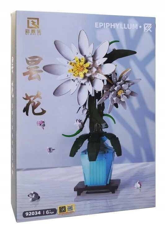 Klocki plastikowe QBI Epiphyllum Kwiaty w wazonie 1081280