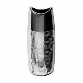 Wazon Dekoracyjny Eurofirany MIRONA (05) 14 x 9 x 35 cm SREBRNY