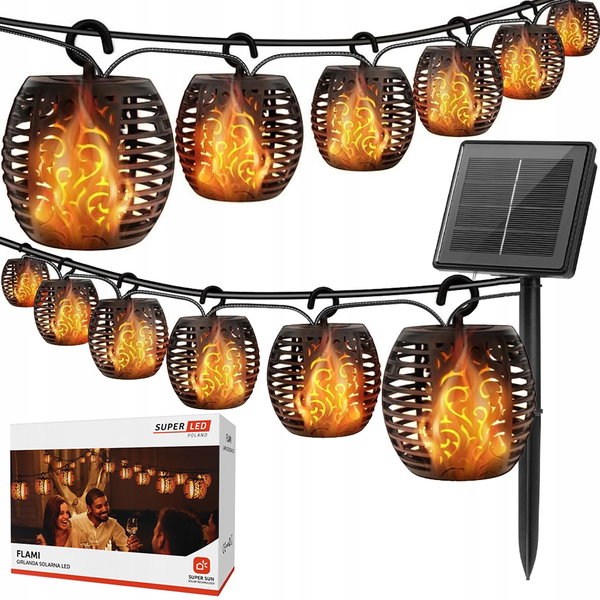 Girlanda solarna SUPERLED Soli Flami 5285