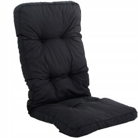 Poduszka na fotel PATIO Royal/Lena D002-07PB 124x48 cm Czarny