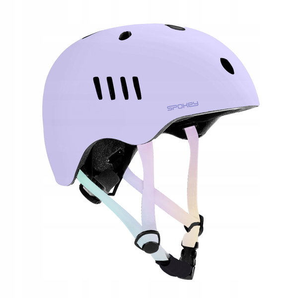 Kask SPOKEY Pumptrack Fioletowy dla Dzieci (rozmiar XS)