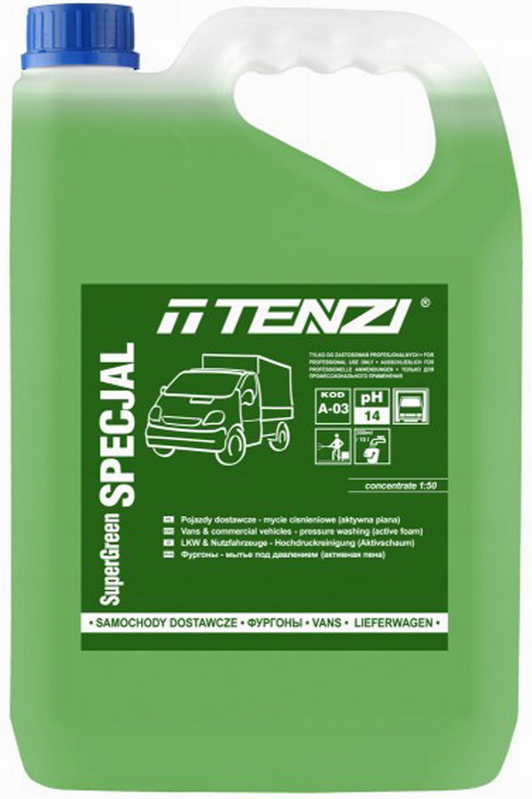 Płyn do mycia silników i karoserii TENZI Super Green Specjal 5000 ml