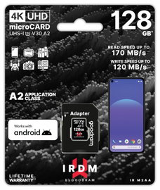 Karta microSDXC GOODRAM 128GB IRDM UHS I U3 A2