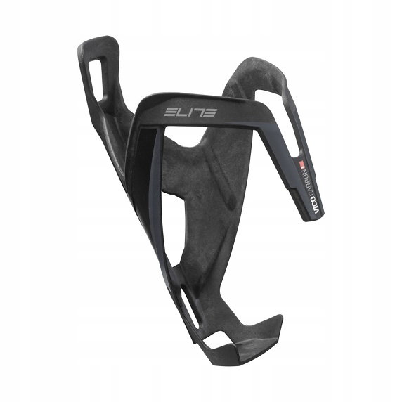 Koszyk na bidon ELITE Vico Carbon Mat Czarny