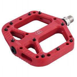 Pedały rowerowe OXC Oxford Loam 20 Flat Czerwony
