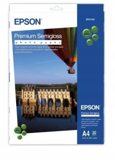 Papier fotograficzny EPSON Premium Semigloss A4 20 arkuszy