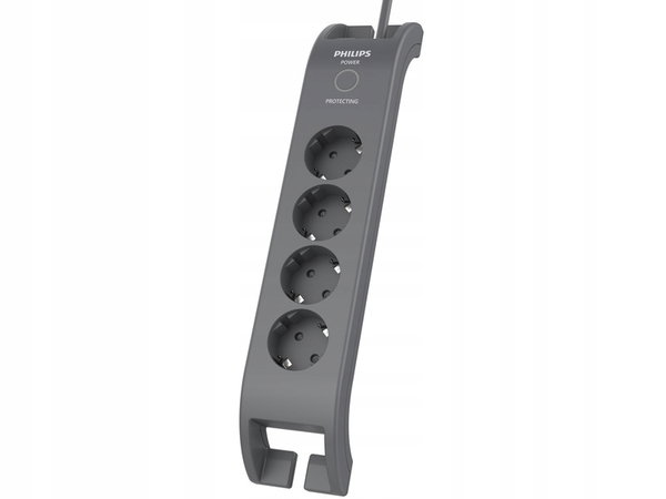 LISTWA ZASILAJĄCA PHILIPS SZARA 2M 4X 230V PL