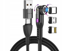 Kabel USB/USB-C - USB-C/Micro-USB/Lightning STATIK 360 Pro 3w1 1 m