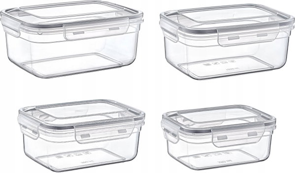 Zestaw pojemników na żywność EASYFORM Diamond EP-521SET (4 szt.)