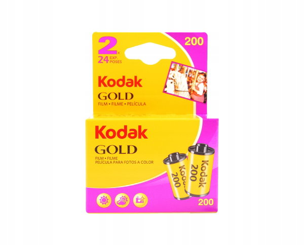 Klisza do aparatu KODAK 135 Gold 200 2 x 24 zdjęć