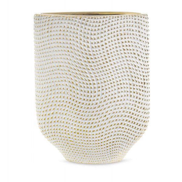 Wazon EUROFIRANY Verda 02 21 x 8 x 27 cm Biały