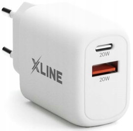 Ładowarka sieciowa X-LINE WC620W 20W+18W Biały
