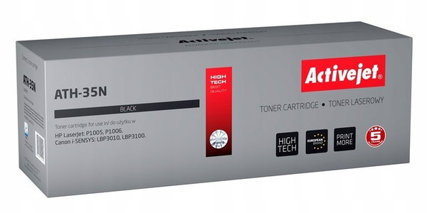 Toner ACTIVEJET do HP CB435A ATH-35N Czarny