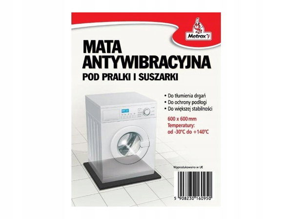 MATA ANTYWIBRACYJNA METROX 60X60X08 CM