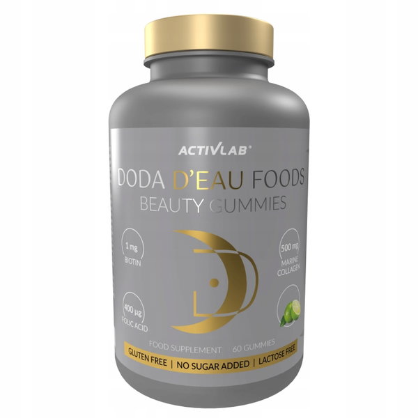 Żelki ACTIVLAB Doda D-Eau Beauty Gummies Cytrynowo-limonkowy (60 żelek)