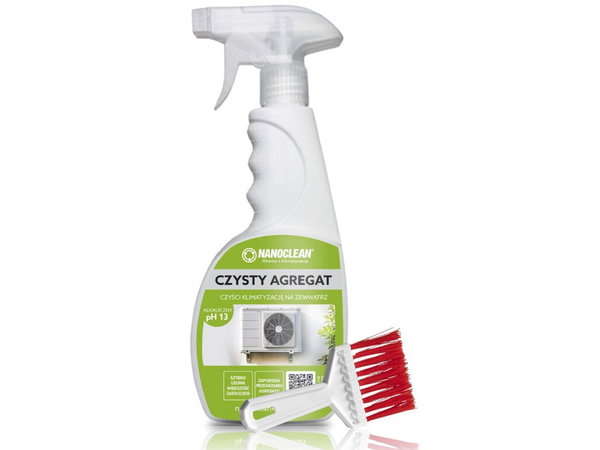 Płyn do czyszczenia NANOCLEAN Czysty Agregat 4Home NK44GT500B + Szczotka