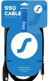 Kabel SSQ XLRMI0.5 XLR żeński - Jack stereo 3.5 mm 0.5 m