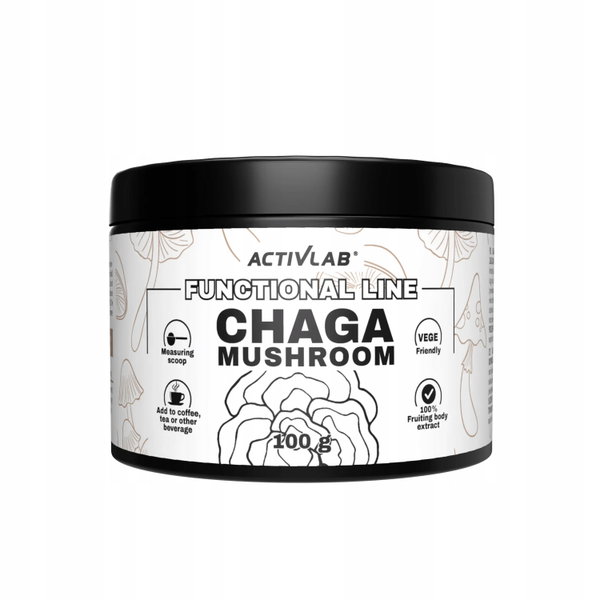 Suplement diety ACTIVLAB Chaga Mushroom (100 g)