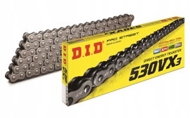 DID530VX3-112 ŁAŃCUCH NAPĘDOWY MOTO. DID 530 X-RING (4100AN) (ROZKUTY+OGNI