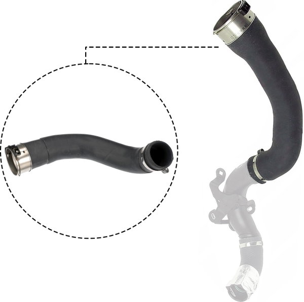 GAT09-1430 PRZEWÓD INTERCOOLERA RENAULT 1,2TCE CAPTUR/CLIO IV (DŁUGI)