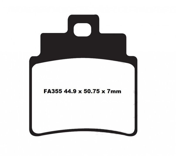 EBCFA355/4R KLOCKI HAM. T. MOTO. KYMCO MXU 250 (04-13)