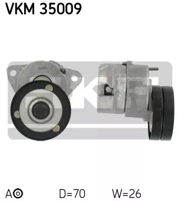 VKM 35009/SKF NAPINACZ PASKA WIELOROWK. OPEL