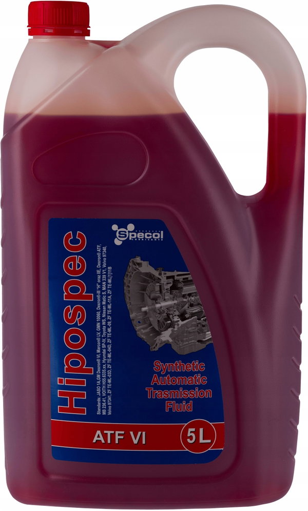 ATF VI 5L SPEC OLEJ SPECOL HIPOSPEC ATF VI 5L / PRZEKŁADNIOWY