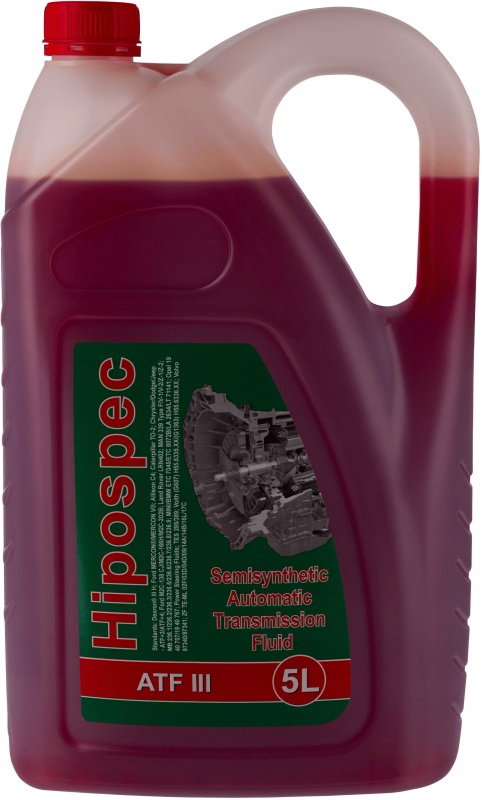 ATF III 5L OLEJ SPECOL HIPOSPEC ATF III 5L PÓŁSYNT. / PRZEKŁADNIOWY DEXRON