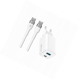 Szybka ładowarka GaN 45W 2 wejścia z długim kablem 2m do Samsung A32 Lte