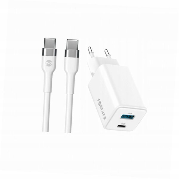 Szybka ładowarka GaN 45W 2 wejścia z kablem 2m do Tab M10 TB-X505L 11 cali