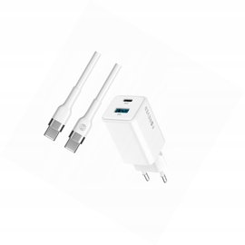 Szybka ładowarka GaN 45W USB-C z kablem do Xiaomi Mi Note 10