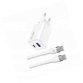 Szybka ładowarka GaN 45W USB-C z kablem do Motorola Moto Edge 50 Fusion
