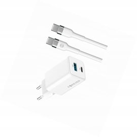 Szybka ładowarka GaN 45W 2 wejścia USB i USB-C z kablem do Nokia 7.2