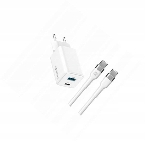 Szybka ładowarka GaN 45W 2 wejścia USB i USB-C z kablem do Google Pixel 6