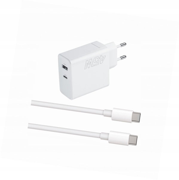 Szybka ładowarka 45W z długim kablem 2m 2 wejścia do iPhone 17 Air