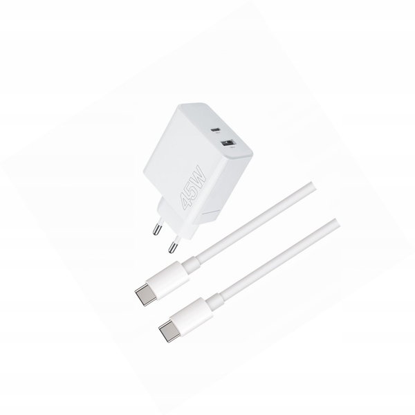 Szybka ładowarka 45W z długim kablem 2m 2 wejścia do Vivo V23 5G