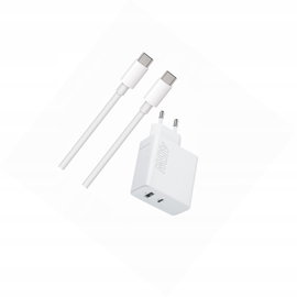Szybka ładowarka 45W z długim kablem 2m 2 wejścia do Asus Zenfone 9
