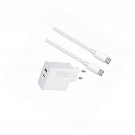 Szybka ładowarka 45W z długim kablem 2m 2 wejścia do Xiaomi Redmi 10c 4G