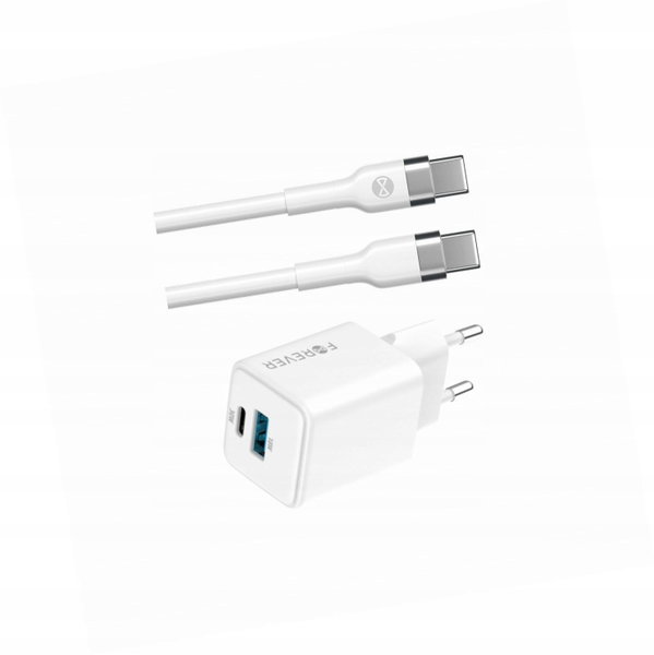 Szybka ładowarka GaN 30W 2 wejścia długim z kablem 2m do Samsung A32 4G