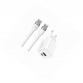 Szybka ładowarka GaN 30W 2 wejścia długim z kablem 2m do ZTE Axon 30 Ultra
