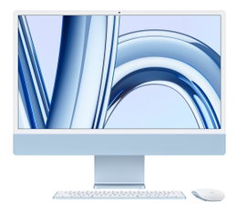 Komputer Apple iMac Retina 4.5K M3 MQRR3ZE/A 23,5'' 8GB 512GB Niebieski