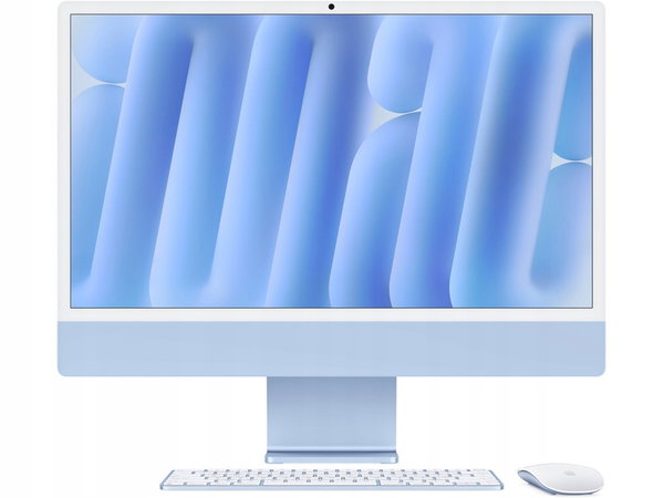 Komputer AiO Apple iMac Retina 4.5K M4 23,5'' 16GB 256GB SSD Niebieski