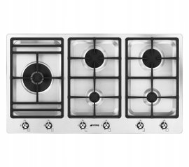 Płyta gazowa Smeg Classica PS9062 90cm 5 pól gazowych Stal nierdzewna