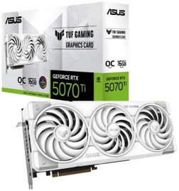 Karta graficzna ASUS TUF Gaming GeForce RTX 5070 Ti White OC Edition 16GB