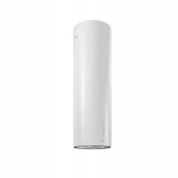 Okap wyspowy Globalo Cylindro Isola 39.7 Biały 742 m3/h 61 dB